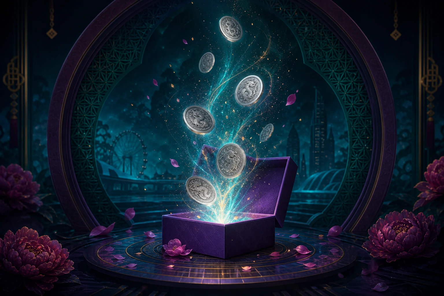 Artistic mystery-box discovery for Lucky Numbers